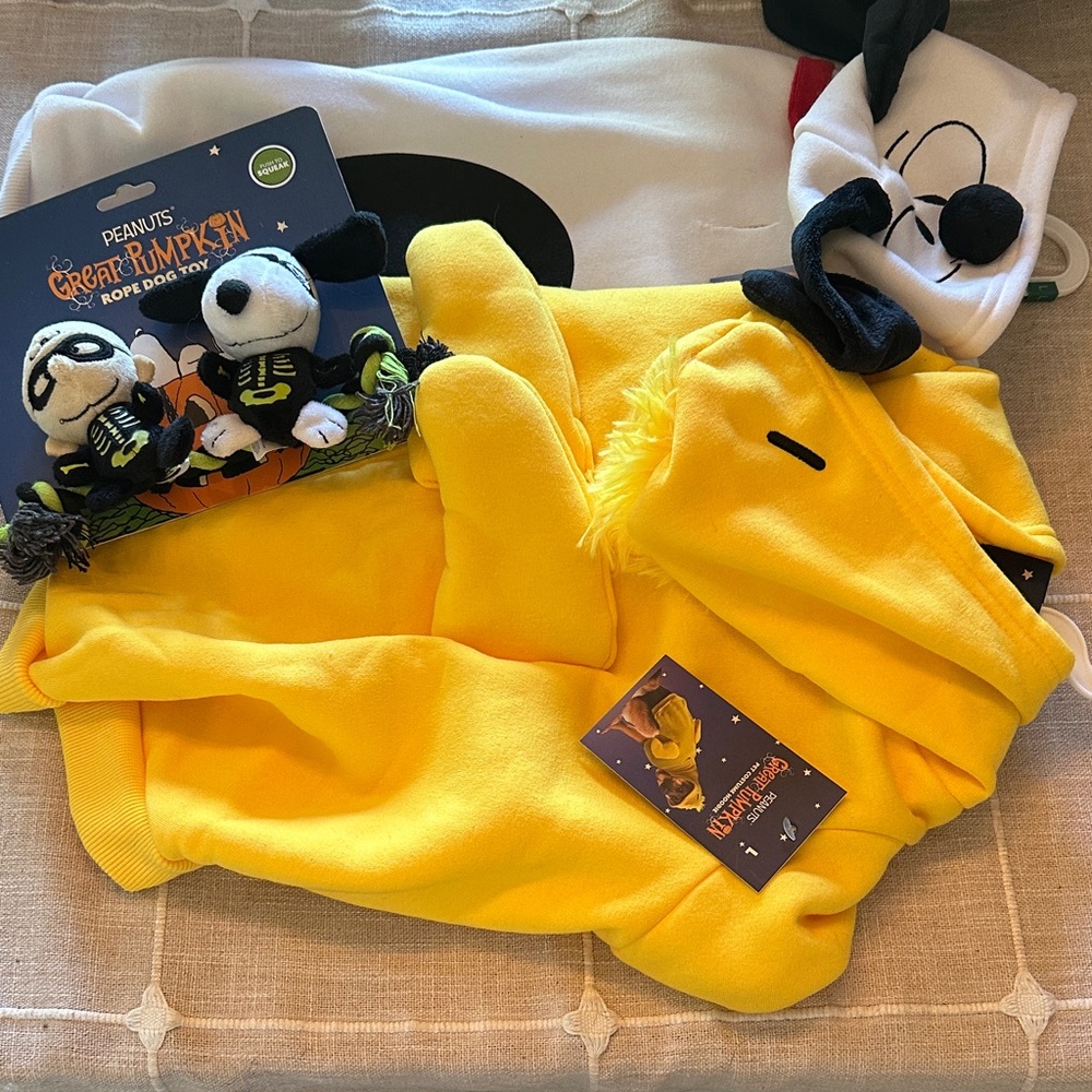 Snoopy and His Best Friend Woodstock Pet Costumes!